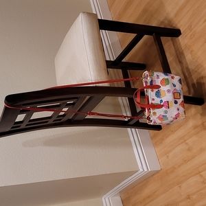 Dooney & Bourke Mini Double Zip Top Cupcake Satchel Crossbody Bag Purse